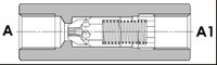Valvole regolatrici di flusso unidirezionali