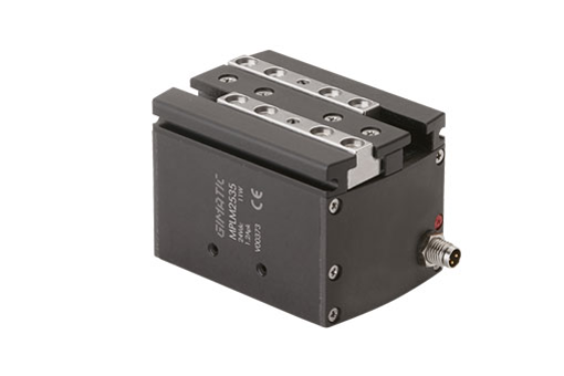 MPLM - Pinza elettrica parallela corsa lunga 2 griffe autocentrante