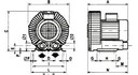 Dimensioni aspiratori-soffiatori