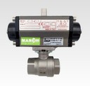 VALVOLA A SFERA A 2 VIE CORPO ACCIAIO INOX AISI 316 MICROFUSO