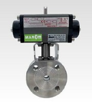 VALVOLA A SFERA A 2 VIE CORPO PIATTO (WAFER) ACCIAIO INOX AISI 316L