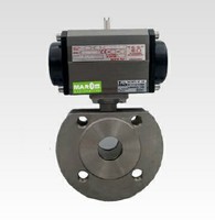 VALVOLA A SFERA A 2 VIE CORPO PIATTO (WAFER) ACCIAIO INOX AISI 316 MICROFUSO
