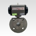 VALVOLA A SFERA A 2 VIE CORPO PIATTO (WAFER) ACCIAIO INOX AISI 316 MICROFUSO