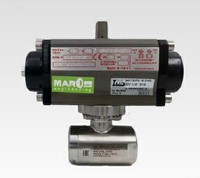 VALVOLA A SFERA A 2 VIE CORPO ACCIAIO INOX AISI 316L