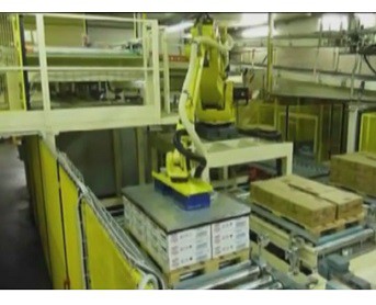 7 - Robot pallettizzatore con testa Octopus Vuototecnica
